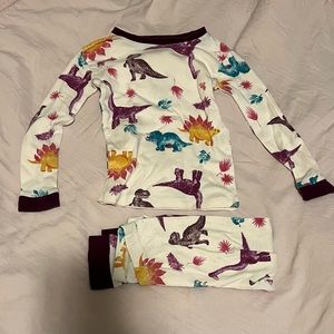 Burt’s Bees Kids 2pc Dinosaur Pajamas, 2T